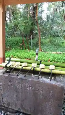 息栖神社の手水舎