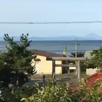 山越諏訪神社の景色