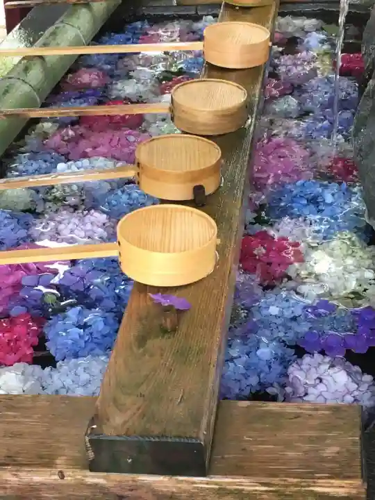 御裳神社の手水舎