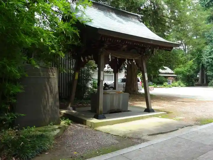 寒田神社の手水舎