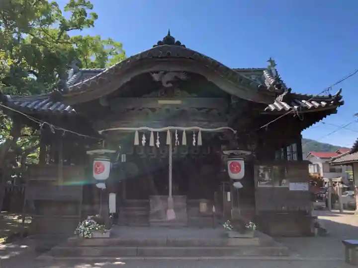 大麻比古神社の本殿・本堂
