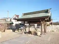 三河一色諏訪神社の手水