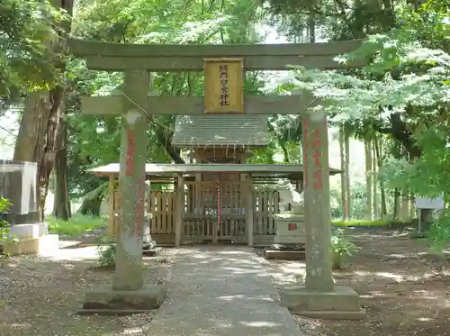 将門口ノ宮神社の鳥居