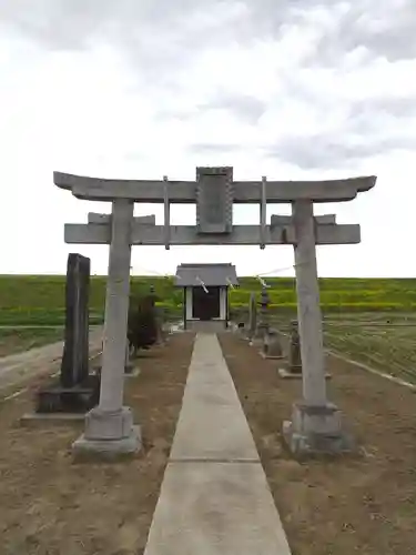 白山神社の鳥居