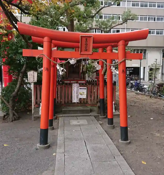 開口神社の鳥居