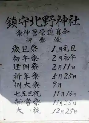 松が丘北野神社のその他建物