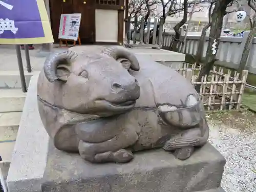 牛天神北野神社の狛犬