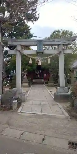 高津諏訪神社の鳥居