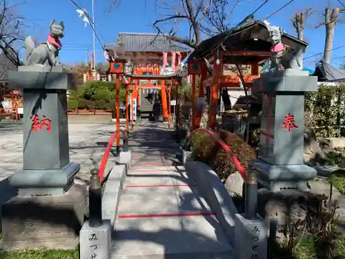 塚越稲荷神社の狛犬