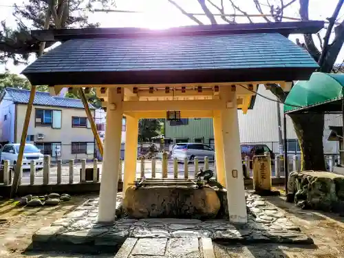 神明社（城屋敷神明社）の手水舎