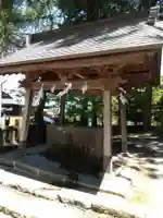 諏訪大社上社前宮の手水舎