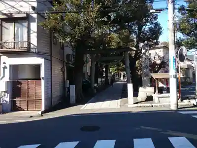 中野氷川神社の鳥居