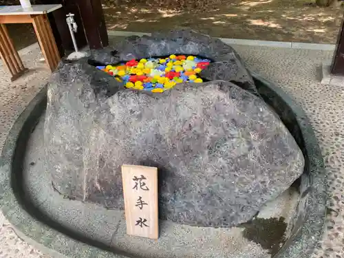 月寒神社の手水