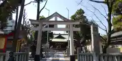 お三の宮日枝神社の鳥居