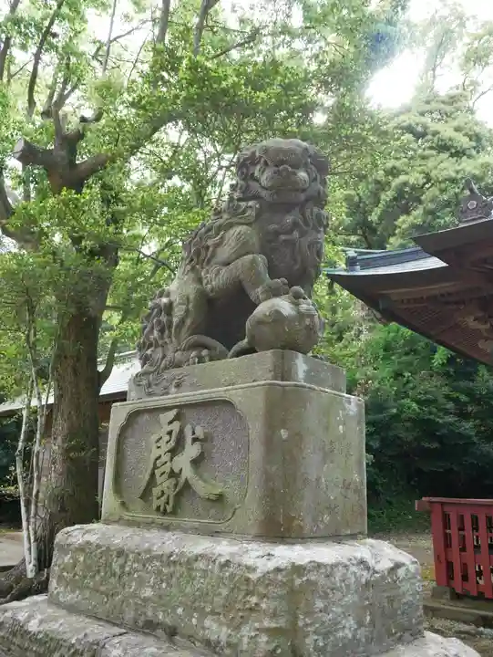下立松原神社の狛犬