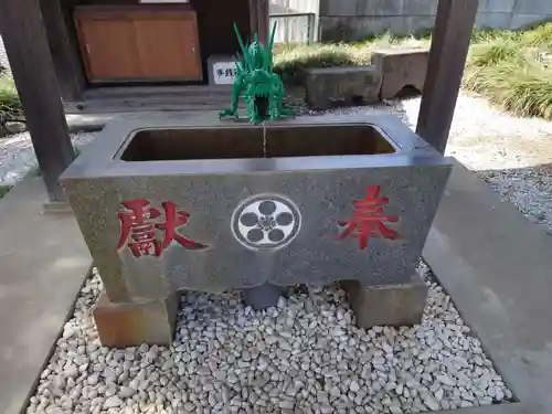 勝呂神社の手水