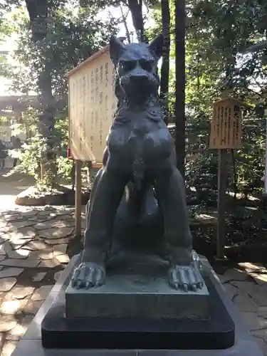 駒木諏訪神社の狛犬