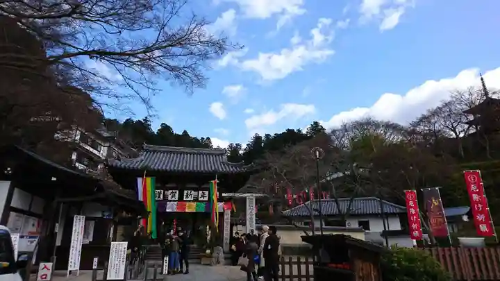 岡寺(龍蓋寺)の山門・神門