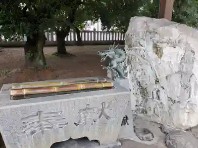 大窪八幡宮の手水舎