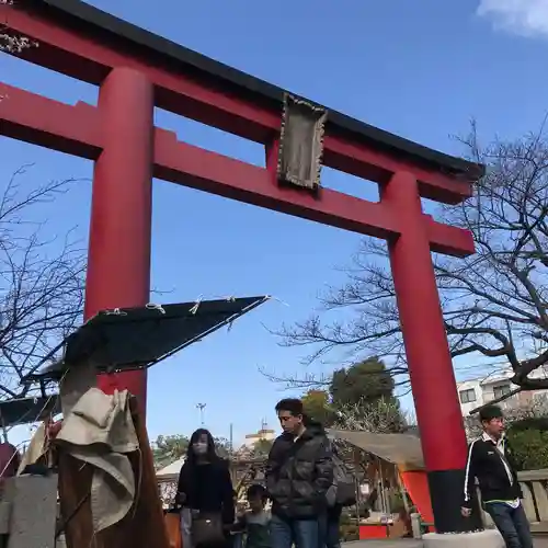 亀戸天神社の鳥居