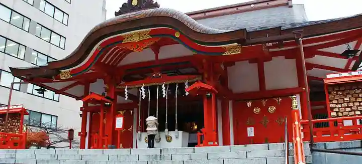 花園神社の狛犬