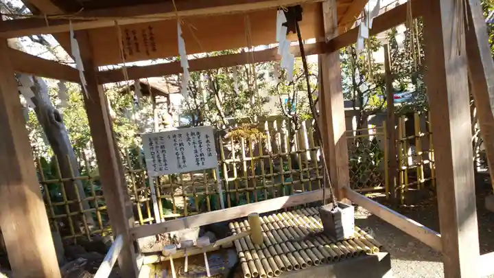 山王神社の手水舎