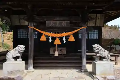 長屋神社の狛犬