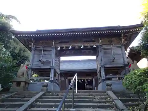 松江城山稲荷神社の山門・神門