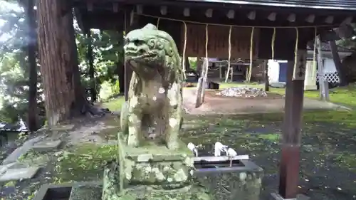 鏑八幡神社の狛犬