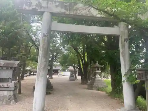 小垣江神明神社の鳥居