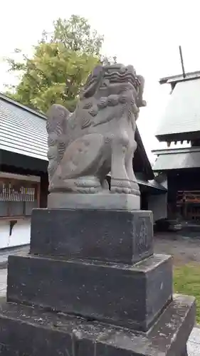 上川神社頓宮の狛犬