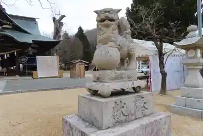 賀羅加波神社の狛犬