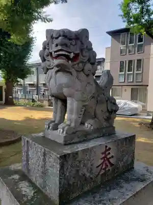 中野天祖神社の狛犬