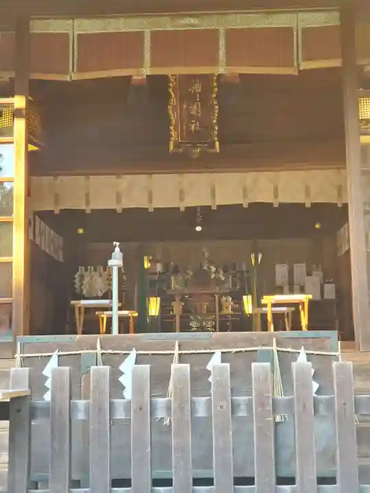 安久美神戸神明社の本殿・本堂