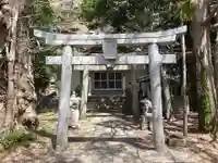 那須加美乃金子神社の鳥居
