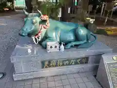 朝日森天満宮の狛犬