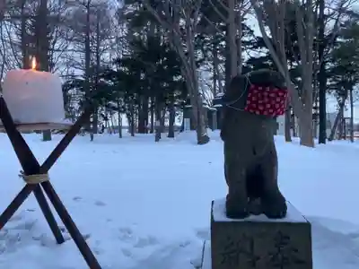 北広島市総鎮守 廣島神社の狛犬
