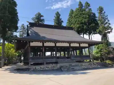 飛驒一宮水無神社の本殿・本堂