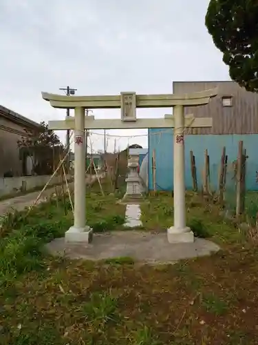 川岸水神ノ宮の鳥居