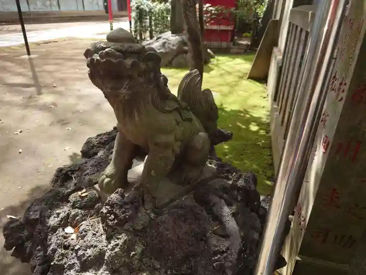 駒込天祖神社の狛犬