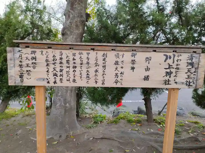 川上神社の歴史