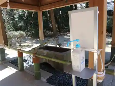 廣瀬大社の手水舎