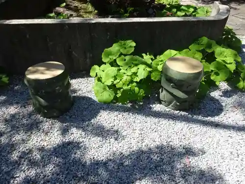 かっぱの寺 栖足寺の狛犬