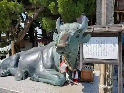 国安天満神社の狛犬