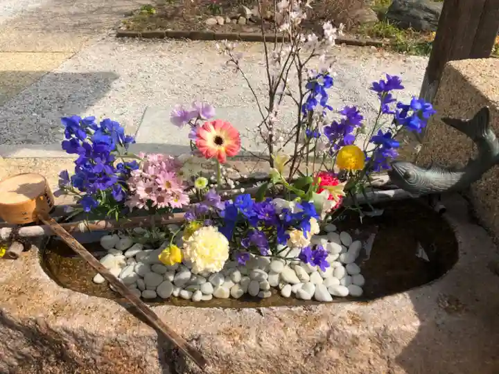 水堂須佐男神社の手水舎