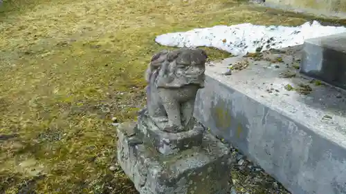 浦河神社の狛犬