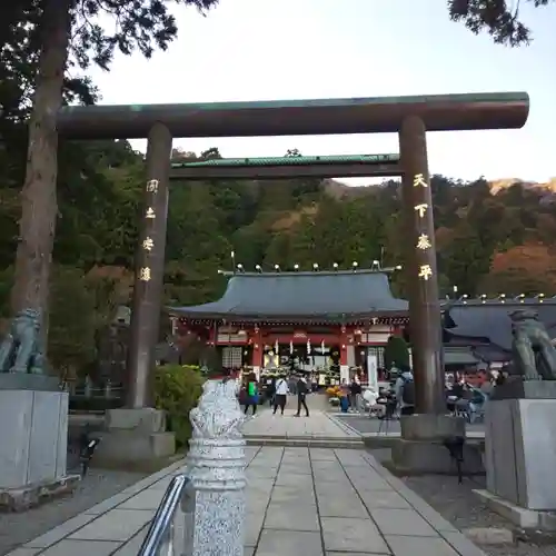 大山阿夫利神社の鳥居