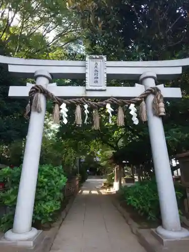 北本氷川神社の鳥居