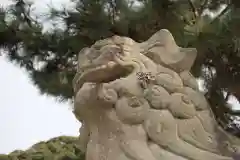 石見国一宮　物部神社の狛犬