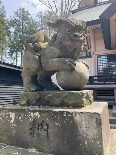 長沼神社の狛犬